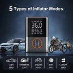 60W 150PSI Portable Wireless Mini Car Tire Air Pump Digital Display Handheld Inflator with LED Light