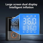 60W 150PSI Portable Wireless Mini Car Tire Air Pump Digital Display Handheld Inflator with LED Light