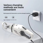12000Pa Powerful Suction Wireless Brushless Vacuum Cleaner for Car and Home Cleaning Machine