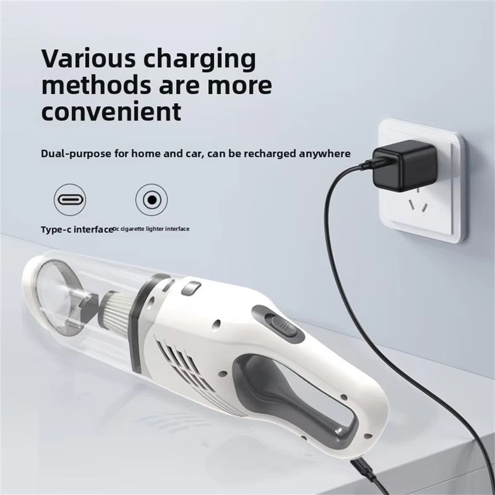 12000Pa Powerful Suction Wireless Brushless Vacuum Cleaner for Car and Home Cleaning Machine