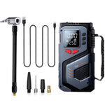 Wireless Tire Inflator Digital Display Portable Car Tire Air Pump for Auto, Motorcycles, Bikes, Balls