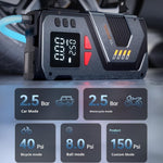 Wireless Tire Inflator Digital Display Portable Car Tire Air Pump for Auto, Motorcycles, Bikes, Balls