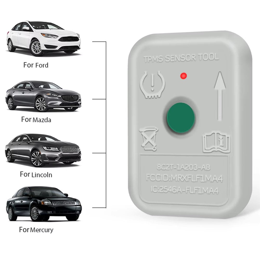 Portable TPMS Reset Tool Car TPMS Sensor for F-150 / Mustang / Edge / Escape / Explorer Tire Pressure Monitor Gauge, TPMS-19 / 8C2Z-1A203-A