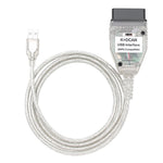 K + DCAN K-CAN FTDI Chip for E60 / E61 / E83 / E81 / E87 OBD2 Auto Car Diagnostic Tool OBD 2 Scanner USB Interface Cable