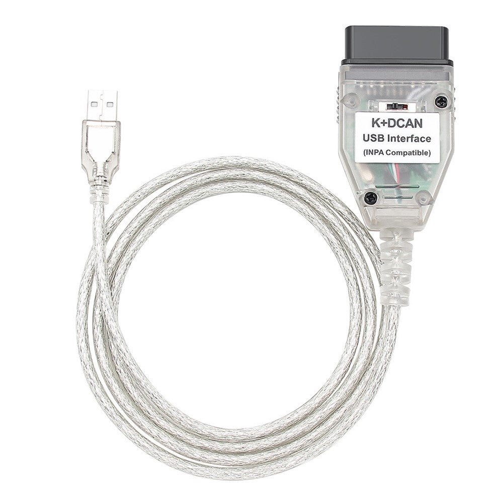 K + DCAN K-CAN FTDI Chip for E60 / E61 / E83 / E81 / E87 OBD2 Auto Car Diagnostic Tool OBD 2 Scanner USB Interface Cable