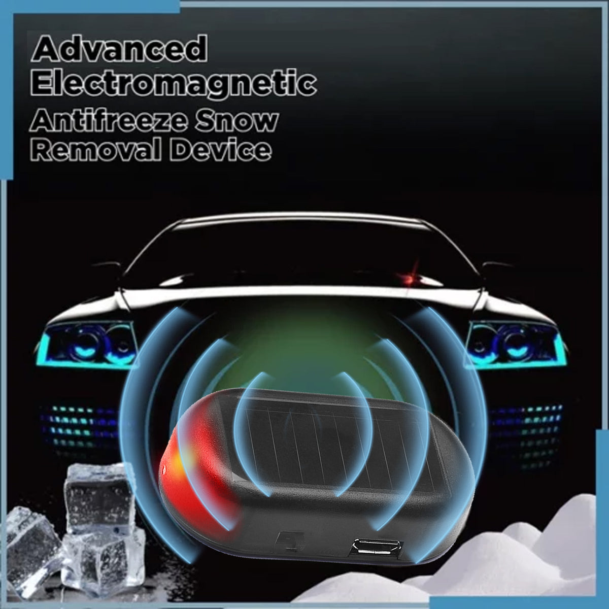 RAYHONG Bil Forrude Snefjernelsesinstrument Elektromagnetisk Molekylær Interferens Anti-frost Enhed
