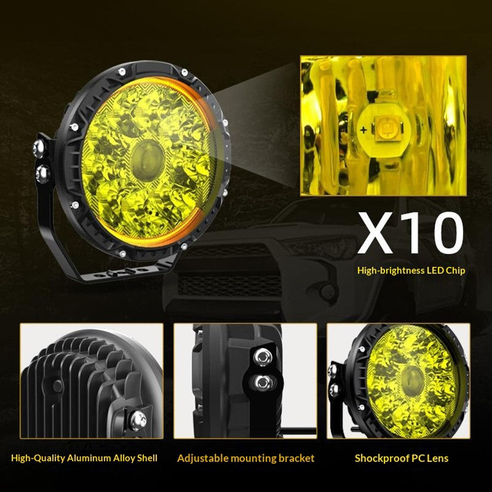 5 Inch LED Spotlight High Power Laser Beam Light Off-road Vehicle Modified Parts for Motorcycle Car
