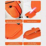 Multi-Functional Sunglasses Holder for Car Sun Visor Clip On PU Leather Card Organizer with Pen Loop