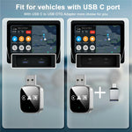 TYS-4222M 3-i-1 Spejl Trådløs CarPlay Adapter til biler med CarPlay/Android Auto Kablet til Trådløs Konverter Understøtter Airplay