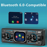 2025C Single DIN Bilradio MP3-afspiller med 2,2 Tommer Touchskærm Bluetooth-kompatibel Højttaler FM-radio