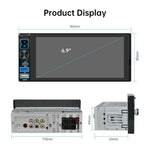6292W 6.9 Inch Touchscreen Single DIN Car Stereo Radio Bluetooth-compatible Wireless CarPlay Android Auto FM Radio