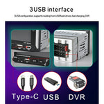 6281W Single DIN Car Stereo Radio 6.9 Inch Touch Screen GPS Navigation MirrorLink Android Auto Wireless CarPlay Player
