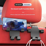 Car Seat Back Hook Multi-Functional Creative Storage Organizer for Car Interior Rear Seat Car Phone Holder