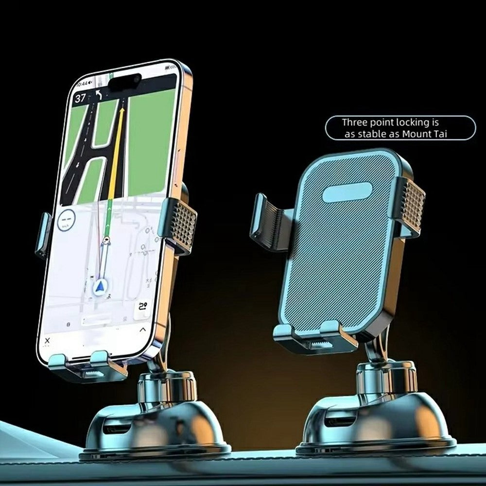 Car Dashboard Windshield Phone Mount Holder Suction Cup 360 Degree Adjustable Smartphone Stand