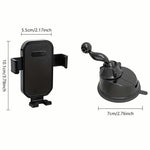 Car Dashboard Windshield Phone Mount Holder Suction Cup 360 Degree Adjustable Smartphone Stand