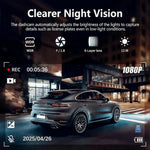 2K + 1080Px4 5 kanaler 3,0-tums skärm bil dashcam 24-timmars parkeringsövervakning mörkerseende WiFi-kamera stöd OBD