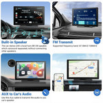 9 Inch Large Screen Allwinner V553 Wireless CarPlay Screen Multimedia Player with 4K + 1080P Front and Rear Dual Recording Dash Cam