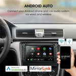 8 Inch CarPlay Android 9.0 Quad Core GPS Navigation Car Stereo Multimedia Player for Volkswagen 2003-2016, 2+32GB