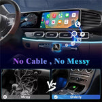 Q1A Kablet til trådløs CarPlay / Android Auto 2-i-1 Dongle Auto Connect Mini-adapter