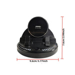 15W Wireless Fast Charger Auto Clamp 360 Degree Rotatable Car Dashboard Mount Phone Holder Bracket