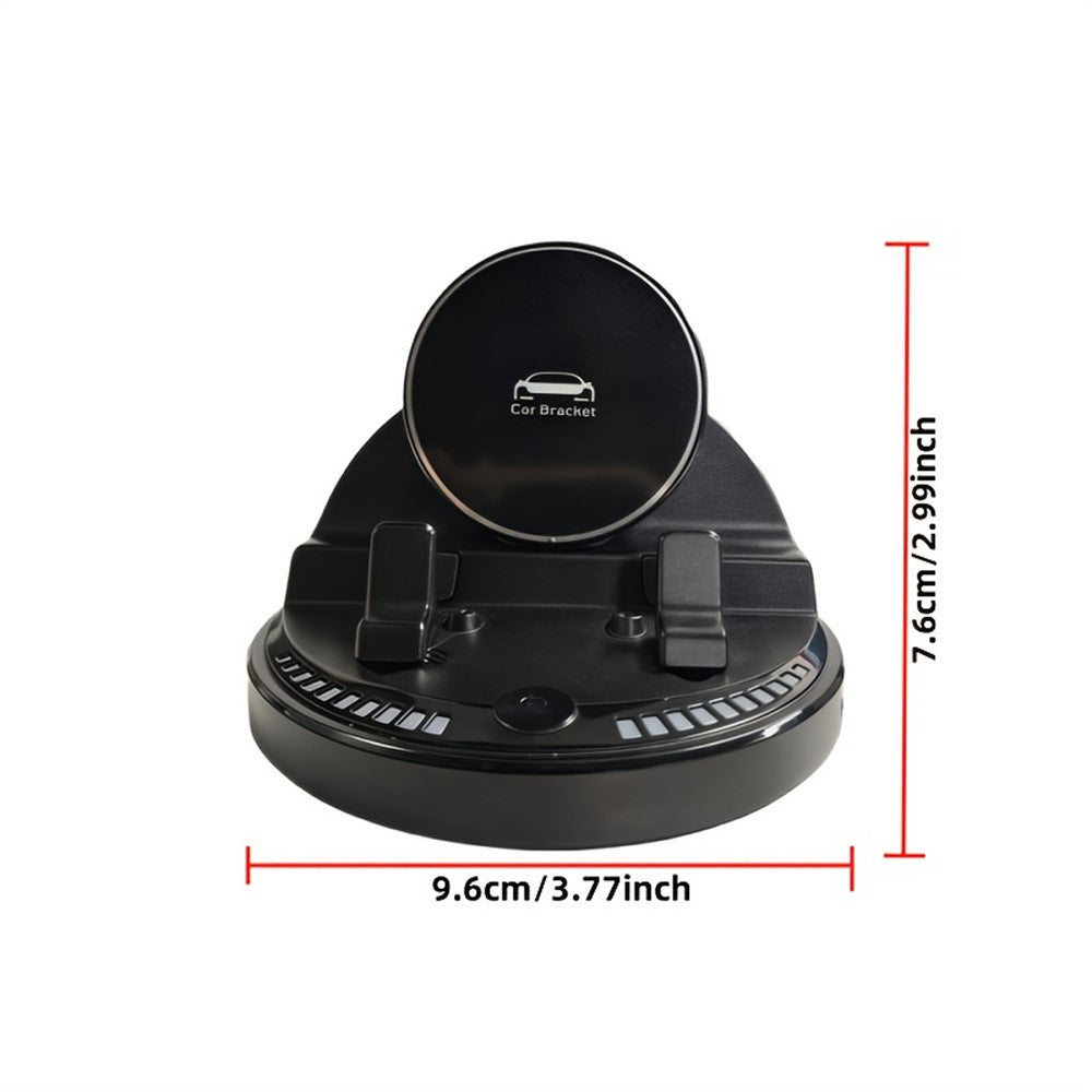 15W Wireless Fast Charger Auto Clamp 360 Degree Rotatable Car Dashboard Mount Phone Holder Bracket