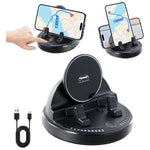 360 Degree Rotatable Car Phone Mount Auto Clamp Dashboard Cellphone Holder Stand