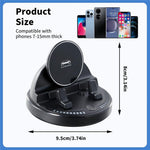 360 Degree Rotatable Car Phone Mount Auto Clamp Dashboard Cellphone Holder Stand
