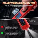 LCD-skærm Bilbatteri Kredsløbstester 3.5-40V DC Automotive Elektrisk System Diagnoseværktøj