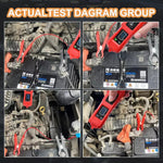 LCD-skærm Bilbatteri Kredsløbstester 3.5-40V DC Automotive Elektrisk System Diagnoseværktøj