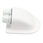 A6098 Solar Panel White Double Cable Entry Gland Box Waterproof RV Camper Solar Entry Housing with Screws