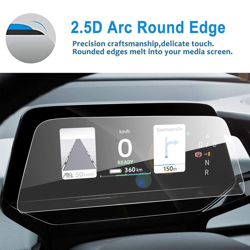 For ID.3 2021-2025 5.3 Inch Dashboard Screen Protector Anti-Fingerprint Tempered Glass Film