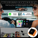 CP031-2 2-i-1 Trådløs Biladapter CarPlay Android Auto Plug and Play USB-dongle til iPhone Android