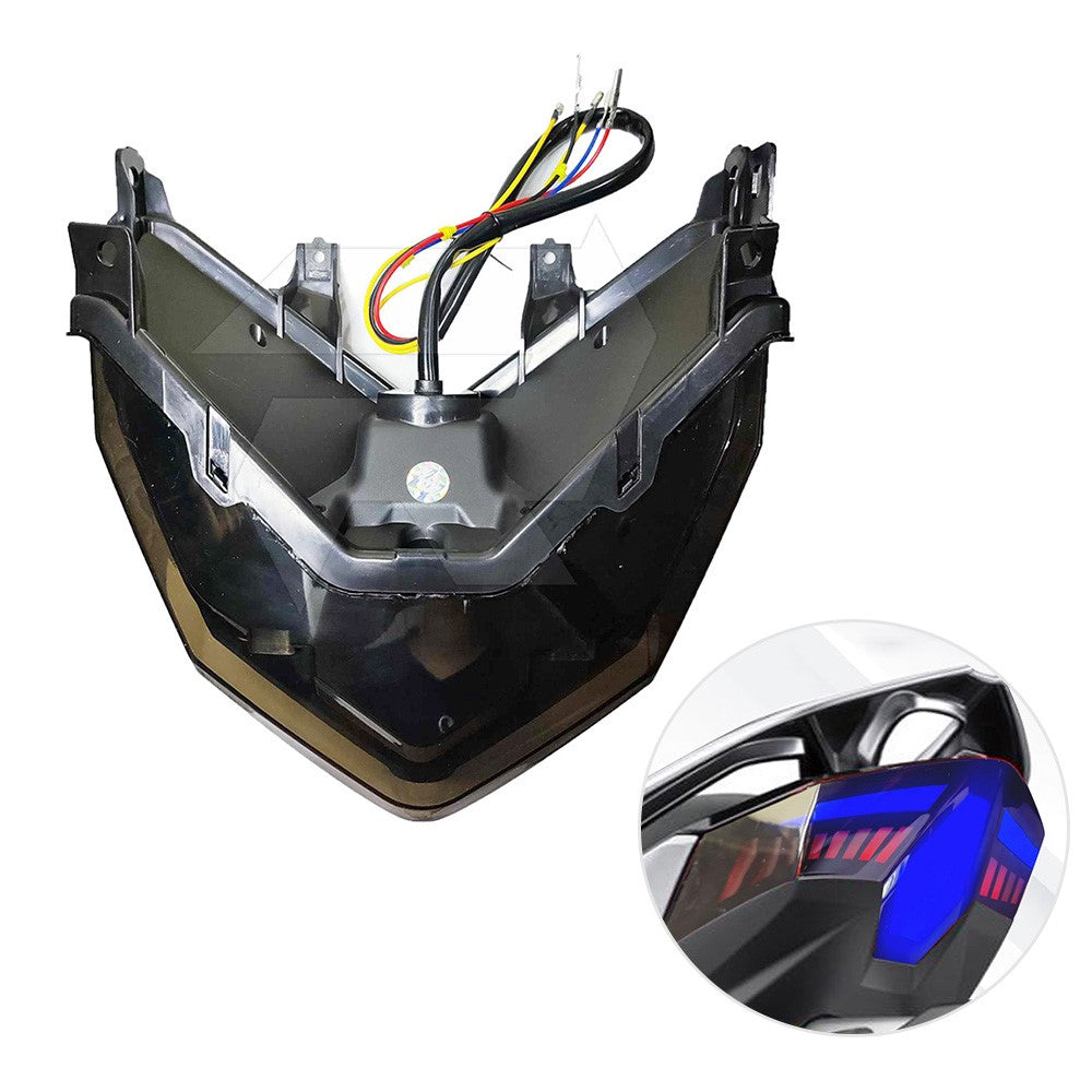Motorcycle LED Tail Light for CLICK 125 / 150 / V1 / V2 / V3 / 125i V-Shape Turn Signal Brake Lamp