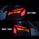 Motorcycle LED Tail Light for CLICK 125 / 150 / V1 / V2 / V3 / 125i V-Shape Turn Signal Brake Lamp