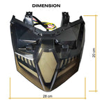 Motorcycle LED Tail Light for CLICK 125 / 150 / V1 / V2 / V3 / 125i V-Shape Turn Signal Brake Lamp