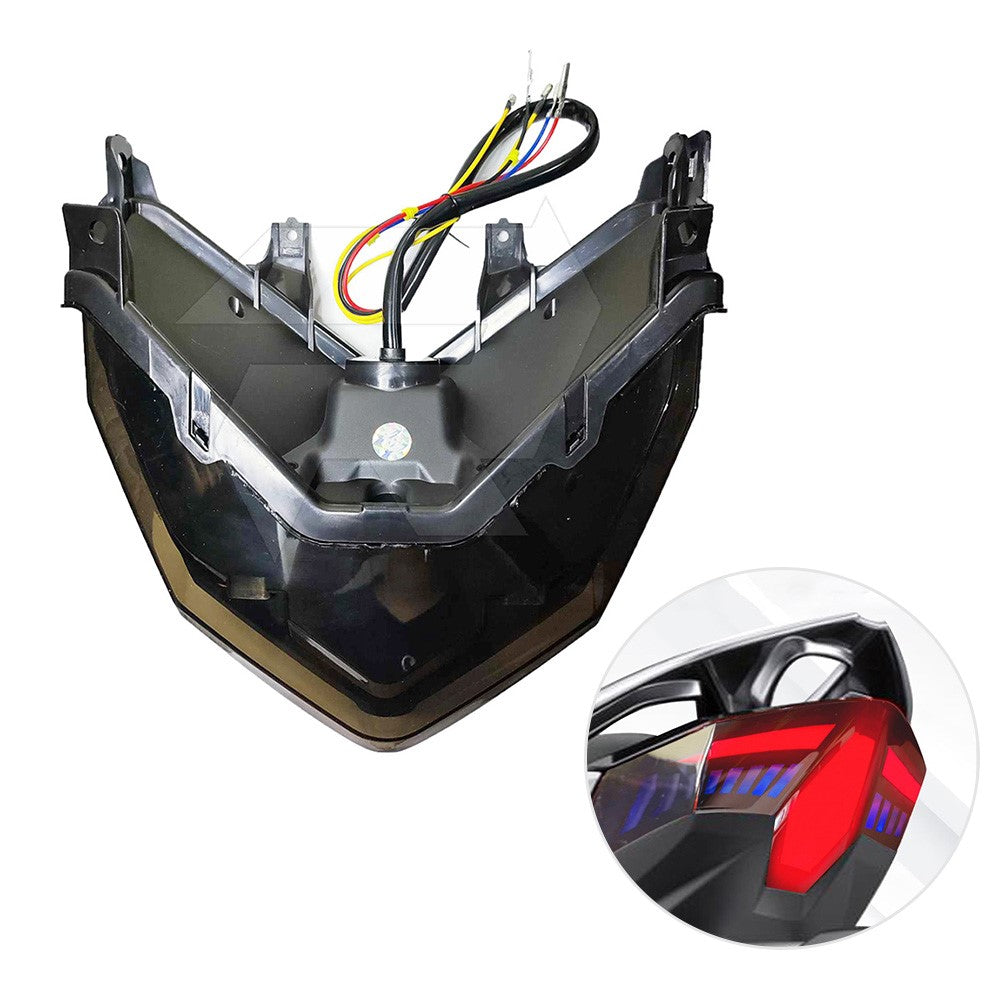 Motorcycle LED Tail Light for CLICK 125 / 150 / V1 / V2 / V3 / 125i V-Shape Turn Signal Brake Lamp