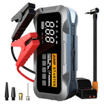 CY97 12000mAh Car Jump Starter with Air Compressor 150PSI Tire Inflator with LED Emergency Light