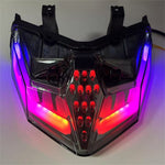 APP Control RGB Motorcycle Tail Light for CLICK 125  /  150  /  V1  /  V2  /  V3  /  125i Dynamic Sequential Turn Signal Brake Lamp