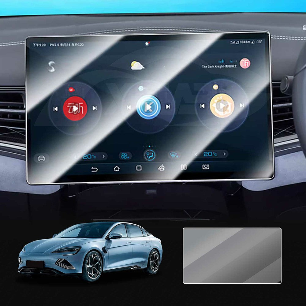 For BYD 2021-2025 15.6 Inch Navigation Screen Film Anti Scratch HD Clear Tempered Glass Screen Protector