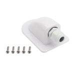 A6097 White Solar Single Cable Entry Gland Box Waterproof ABS Solar Entry Housing for RVs