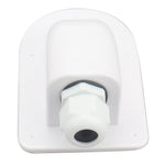 A6097 White Solar Single Cable Entry Gland Box Waterproof ABS Solar Entry Housing for RVs