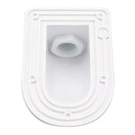 A6097 White Solar Single Cable Entry Gland Box Waterproof ABS Solar Entry Housing for RVs