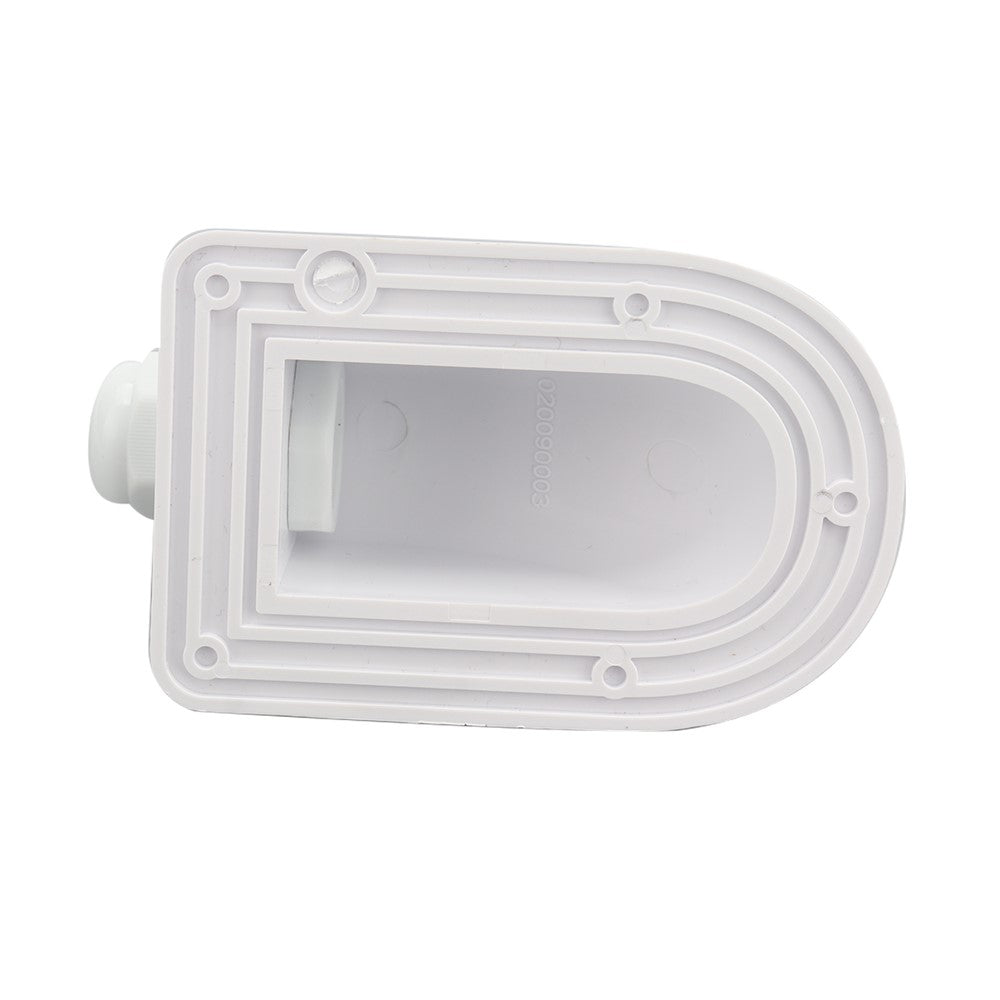 A6097 White Solar Single Cable Entry Gland Box Waterproof ABS Solar Entry Housing for RVs