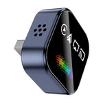 Q1A 4-i-1 Kablet til Trådløs CarPlay Android Auto Adapter USB Dongle Understøtter AirPlay og Mirror Link, med Åndedrætslys