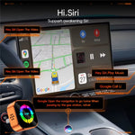 Q1A 4 in 1 CarPlay Android Auto AirPlay Mirror Link Adapter Bluetooth-compatible / WiFi Wireless AI Box USB Dongle