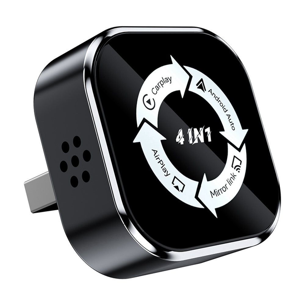 Q1A 4 in 1 CarPlay Android Auto AirPlay Mirror Link Adapter Bluetooth-compatible / WiFi Wireless AI Box USB Dongle