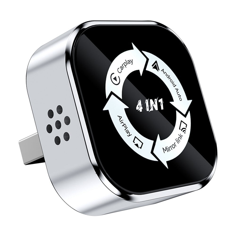 Q1A 4 in 1 CarPlay Android Auto AirPlay Mirror Link Adapter Bluetooth-compatible / WiFi Wireless AI Box USB Dongle