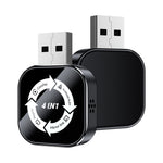 Q1AS 4-i-1 Trådløs CarPlay Android Auto AirPlay MirrorLink Adapter Bluetooth-kompatibel / WiFi USB-dongle