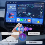 Q1AS 4-i-1 Trådløs CarPlay Android Auto AirPlay MirrorLink Adapter Bluetooth-kompatibel / WiFi USB-dongle