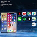 Q1AS 4-i-1 Trådløs CarPlay Android Auto AirPlay MirrorLink Adapter Bluetooth-kompatibel / WiFi USB-dongle